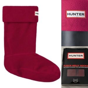 NWT Hunter Very Berry Fleece Socks for Tall Boots